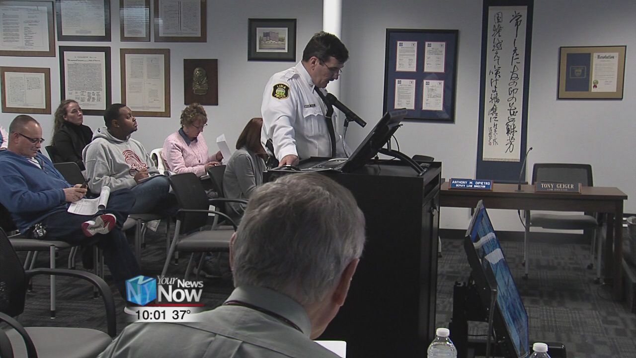 Lima fire and police departments present during 2020 budget hearing